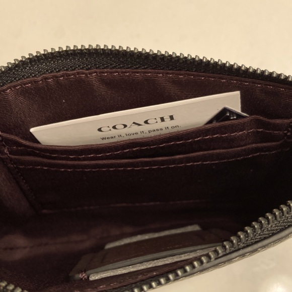 Coach X Disney Mickey Winking Corner Zip Wristlet - Picture 4 of 5